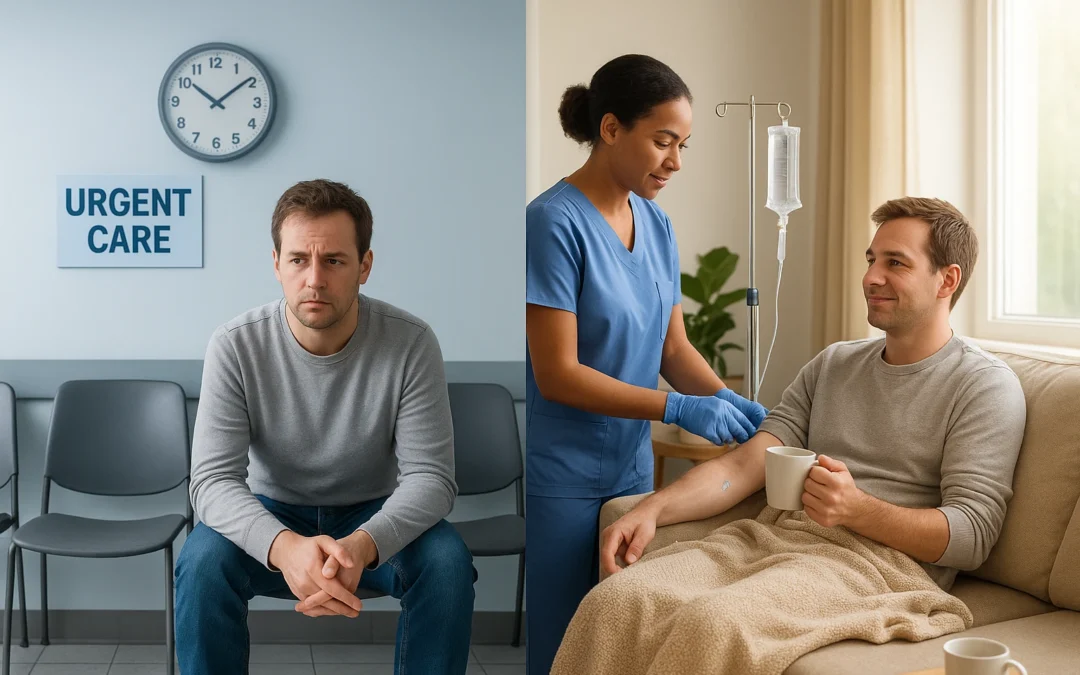 Comparing Mobile IV vs. Urgent Care in Renton: When to Choose At-Home Hydration