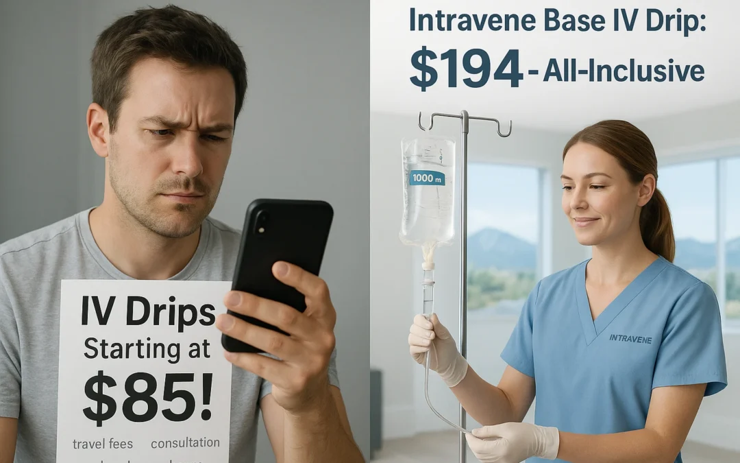 Understanding Intravene’s Base IV Drip Pricing in Denver: What’s Included?
