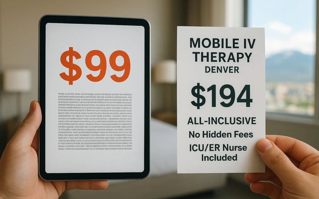 The Real Cost of Denver Mobile IV Therapy: A Complete Pricing Guide