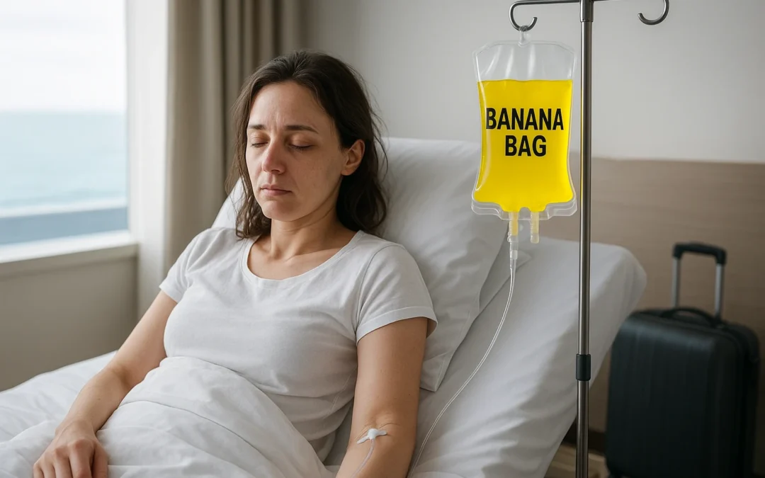 The Complete Educational Guide to Banana Bag IV Therapy for Cruise Ship Food Poisoning, Stomach Bugs, and Post-Cruise Recovery