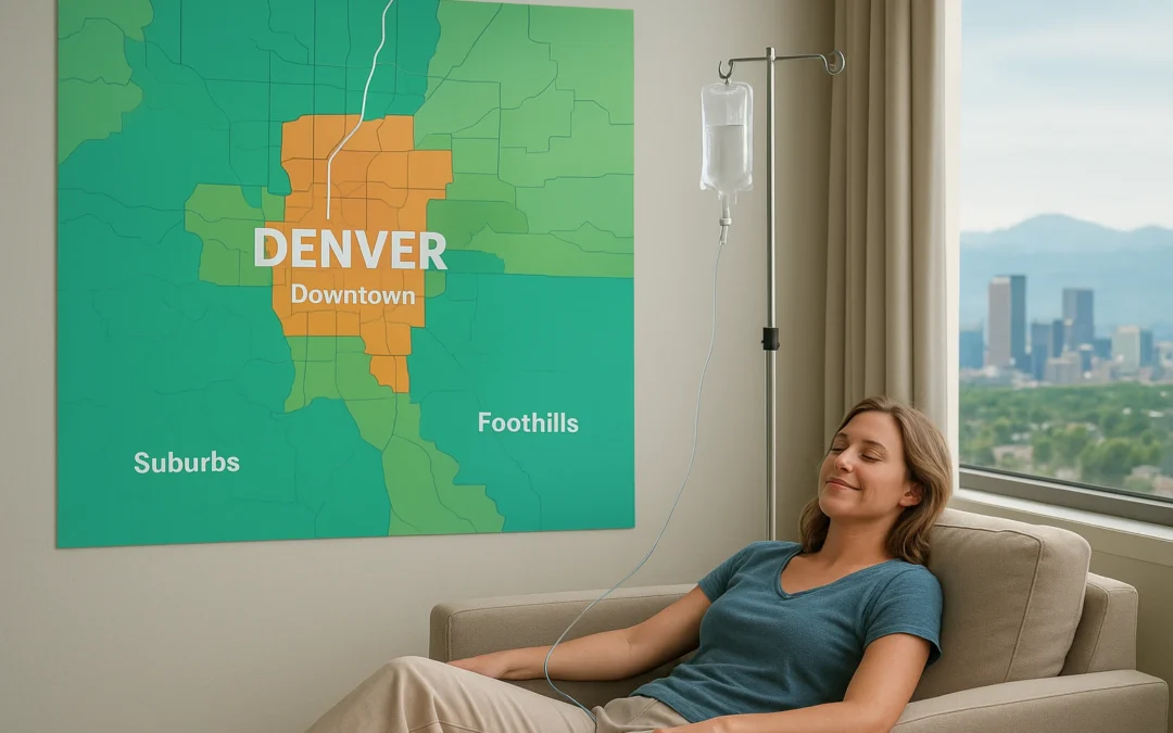 The Ultimate Denver Mobile IV Therapy Service Map: Covered Neighborhoods, Suburbs, & Logistics