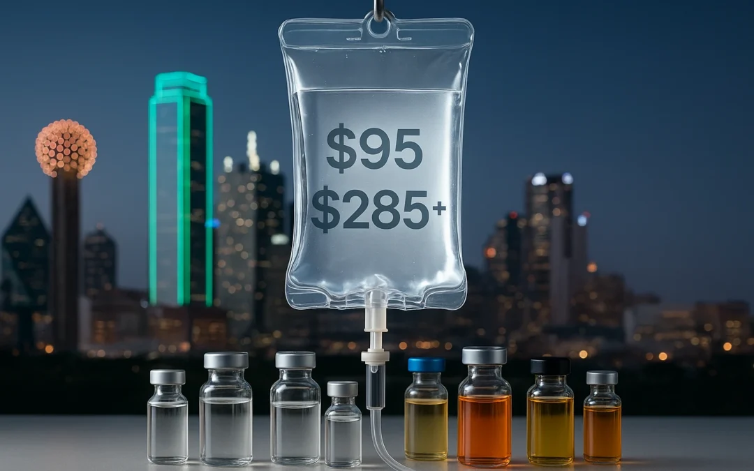 Understanding the Cost of Custom IV Drips & Add-ons in Dallas